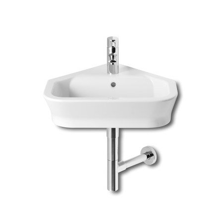 Roca - The Gap 480mm wall mounted corner basin - 1 tap hole - 32747R000 Large Image