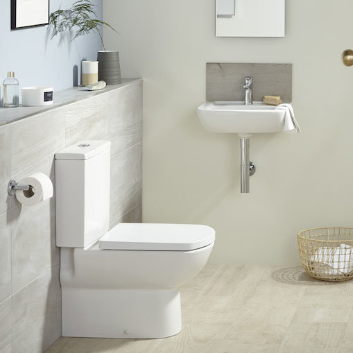 Roca Aire 450mm 1TH Wall Hung Basin  Profile Large Image