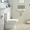 Roca Aire 450mm 1TH Wall Hung Basin Profile Large Image