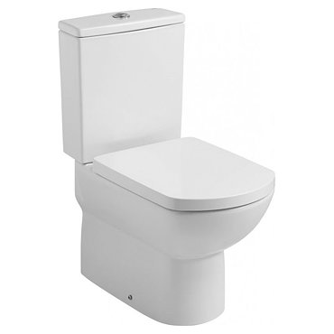 Roca Aire Close Coupled BTW Toilet + Soft Close Seat  Profile Large Image