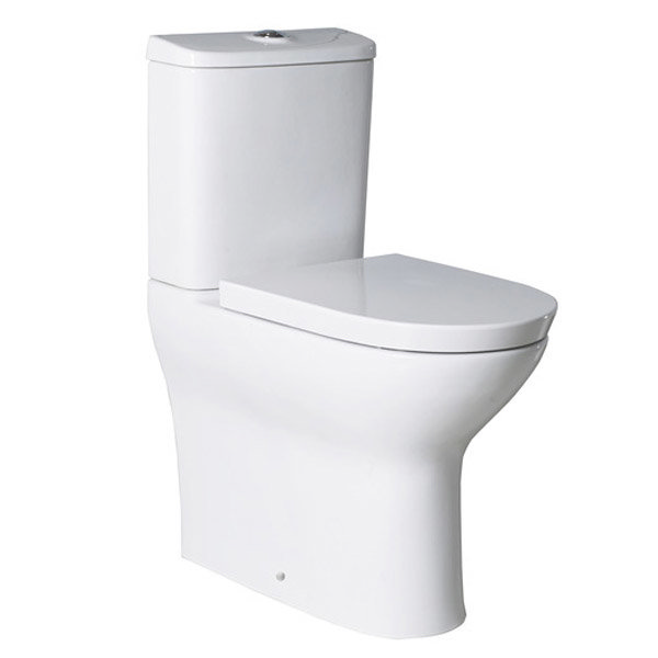 Roca Colina Comfort Height BTW Close Coupled Toilet with Soft-Close Seat Large Image