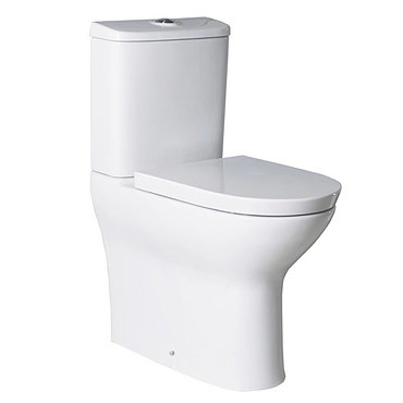 Roca Colina Comfort Height BTW Close Coupled Toilet with Soft-Close Seat Profile Large Image