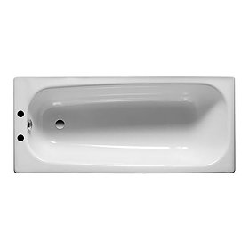 Roca Contesa 1600 x 700mm 2TH Steel Enamel Bath Large Image