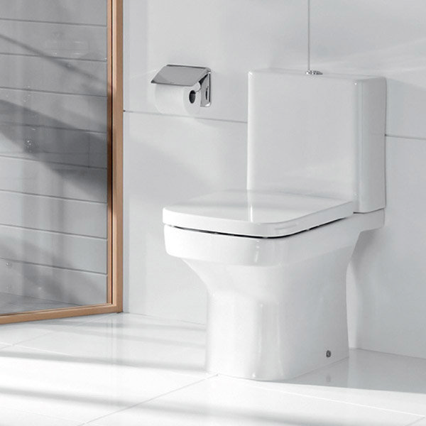 Roca Senso Compact soft close toilet seat White