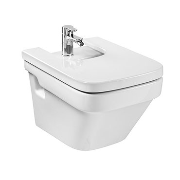 Roca Dama-N Wall Hung Bidet with Soft-Close Cover Profile Large Image
