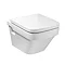 Roca Dama-N Wall Hung Pan with Soft-Close Seat Large Image