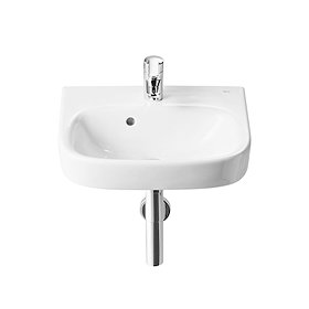 Roca Debba Wall-Hung 1TH Basin - Various Sizes Large Image