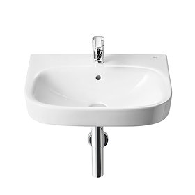 Roca Debba 500 x 420mm Wall-Hung 1TH Basin - 32599600U Large Image