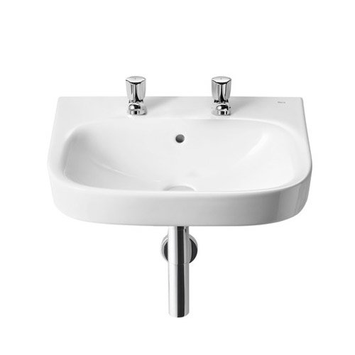 Roca Debba Wall-Hung 2TH Basin - Various Sizes Large Image