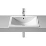 Roca Diverta 500 x 380mm In countertop or under countertop basin 0 Tap Hole - 327114000 Large Image