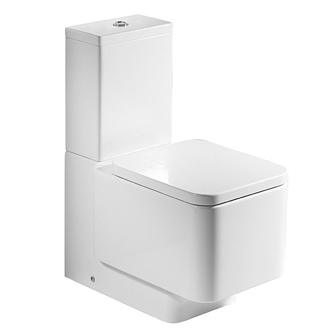 Roca - Element Close Coupled BTW Toilet with Soft Close Seat Large Image