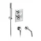 Roca Element Chrome Wall Mounted Bath Shower, Spout & Kit - 5A2762C00 Large Image