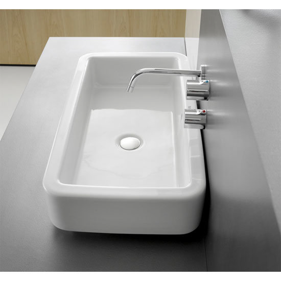 Roca - Element Counter Top Basin - 700mm - No Tap Hole Profile Large Image