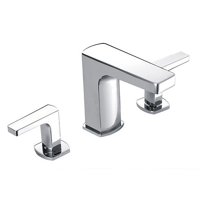 Roca Escuadra 3-Hole Basin Mixer + Waste - A5A4420C00 Large Image