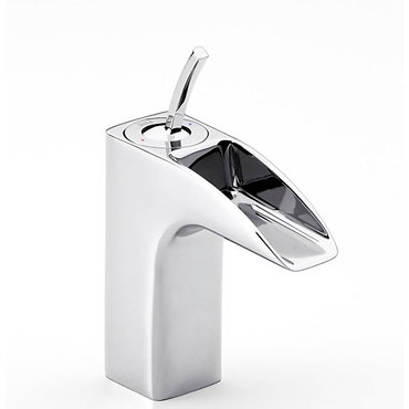 Roca - Evol Mono Basin Mixer with Pop Up Waste - 5A3049C00 Profile Large Image