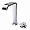 Roca Flat 2-Hole Basin Mixer with Pop-up Waste - A5A3832C0N Large Image