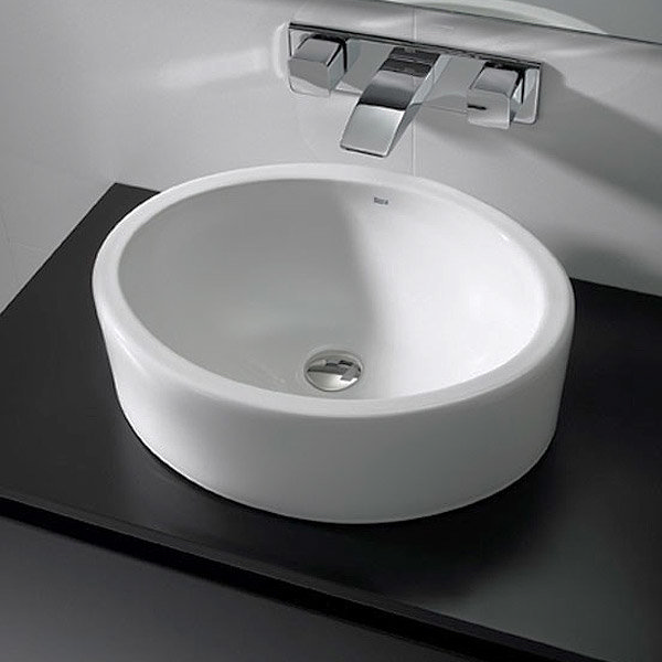 Roca Fuego 490 x 390mm Over countertop Basin 0TH - 32722E000 Profile Large Image