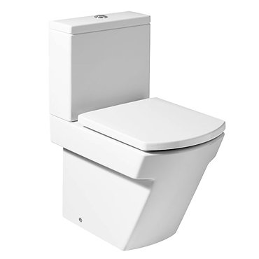 Roca Hall BTW Close Coupled Toilet with Soft-Close Seat Profile Large Image