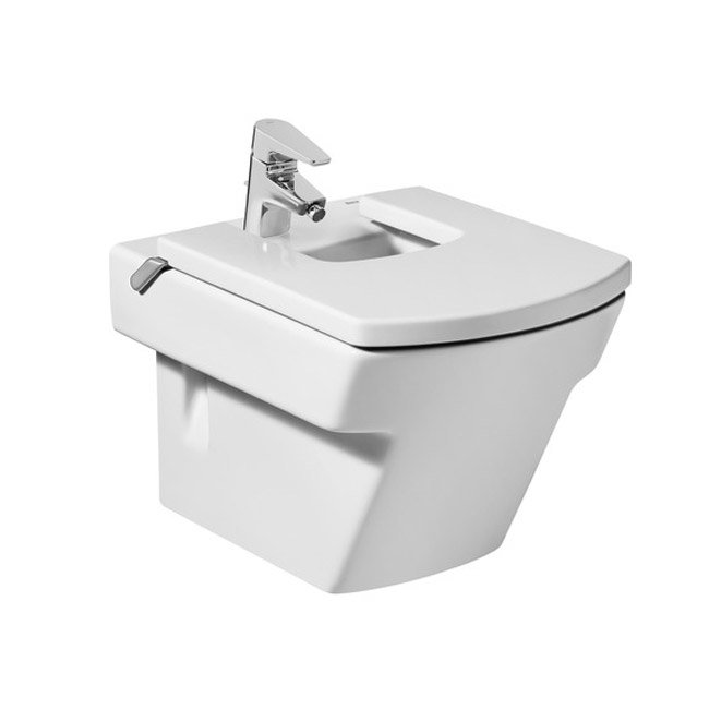 Roca Hall Wall-hung Bidet with Cover Large Image