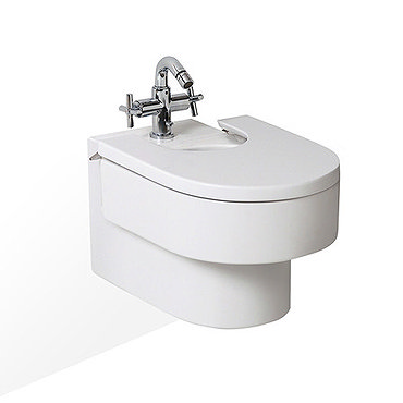 Roca Happening Wall-hung Bidet with Cover Profile Large Image