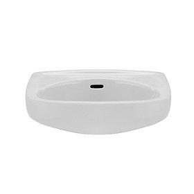 Roca Ibis Compact 440 x 310mm wall-hung vitreous china basin 0TH - 320841001 Large Image