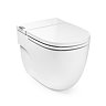 Roca In-Tank Meridian Back To Wall Toilet with Integrated Cistern + Soft Close Seat  In Bathroom Lar