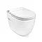 Roca In-Tank Meridian Back To Wall Toilet with Integrated Cistern + Soft Close Seat  In Bathroom Lar