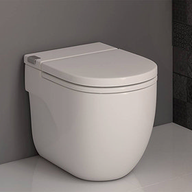 Roca In-Tank Meridian Back To Wall Toilet with Integrated Cistern + Soft Close Seat Large Image