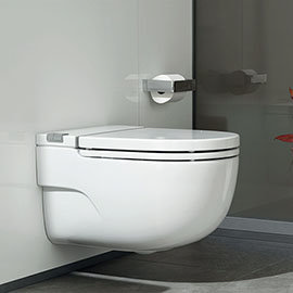 Roca In-Tank Meridian Wall Hung Toilet with Integrated Cistern + Soft Close Seat Medium Image