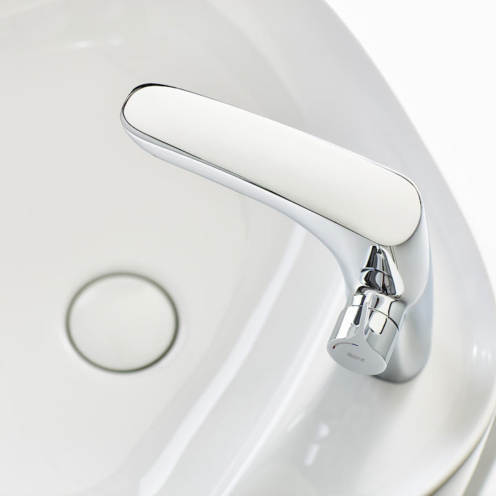 Roca Insignia Cold Start Basin Mixer with Click-Clack Waste - Chrome - A5A323AC00  Profile Large Ima