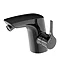 Roca Insignia Cold Start Bidet Mixer with Pop-up Waste - Shiny Black - A5A6A3ACN0 Large Image