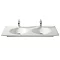 Roca - Kalahari-N 2 Drawer Vanity Unit with W1200mm Double Basin - 3 x Colour Options Profile Large