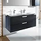 Roca - Kalahari-N 2 Drawer Vanity Unit with W1200mm Double Basin - 3 x Colour Options Large Image