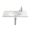 Roca - Kalahari-N Single Bowl Wall Mounted Basin - 650mm - 0 or 1 Tap Hole Option Large Image