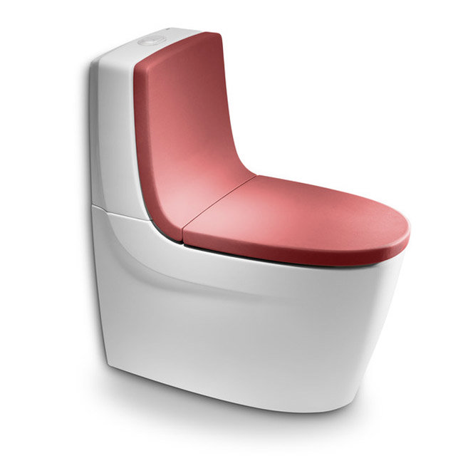 Roca Khroma BTW Close Coupled Toilet with Soft-Close Seat Large Image