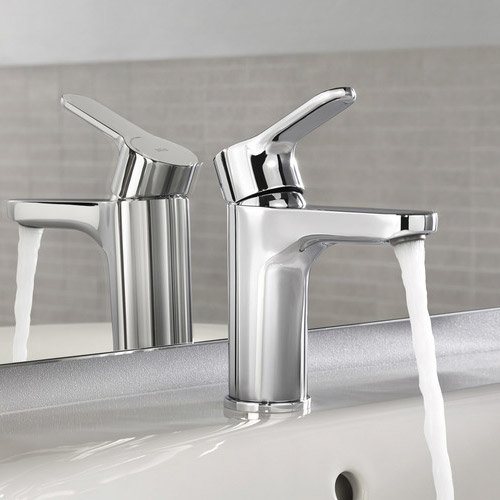 Roca L20 Chrome Basin mixer excluding waste - 5A3109C00 Feature Large Image