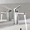 Roca L20 Chrome Basin Mixer Tap with Pop-Up Waste - 5A3009C00 Feature Large Image