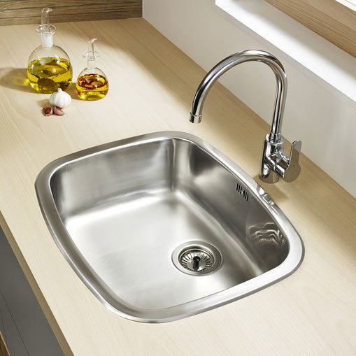 Roca L20 Chrome Kitchen Sink Mixer with Swivel Spout - 5A8409C00 Feature Large Image