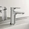 Roca L20 Chrome Smooth Body Basin mixer excluding waste - 5A3209C00 Profile Large Image