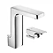 Roca L90 Chrome Deck Lever Basin Mixer with Pop-up Waste - 5A3801C00 Large Image