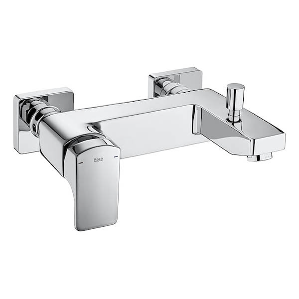 Roca L90 Wall Mounted Bath Shower Mixer - A5A0D01C00 Large Image