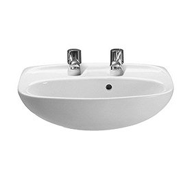 Roca Laura 450 x 340mm Wall-hung Basin 2TH - 325315000 Large Image