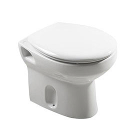 Roca Laura Back To Wall Pan with Soft-Close Seat Medium Image