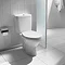 Roca Laura Close Coupled Toilet with Soft-Close Seat Feature Large Image