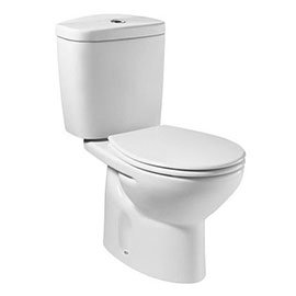Roca Laura Close Coupled Toilet with Soft-Close Seat Medium Image