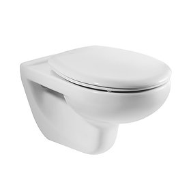 Roca Laura Wall Hung Pan with Soft-Close Seat Large Image