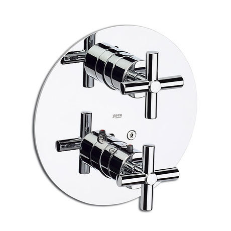 Roca Loft Chrome 1/2" Built-in Thermostatic Bath or Shower Mixer - 5A0743C00 Large Image