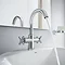 Roca Loft Chrome Basin Mixer Tap with Pop-up Waste - 5A3043C00 Profile Large Image