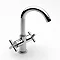 Roca Loft Chrome Basin Mixer Tap with Pop-up Waste - 5A3043C00 Large Image