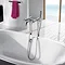Roca Loft Chrome Floorstanding Bath Shower Mixer with Standpipes & Kit - 5A2743C00 Profile Large Ima